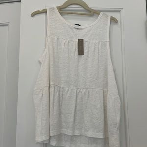 NWT J. Crew Sleeveless Tiered Tank Top